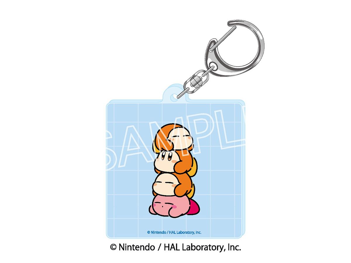 Kirby Play With Waddle Dee Plate Keychain D Shocking...