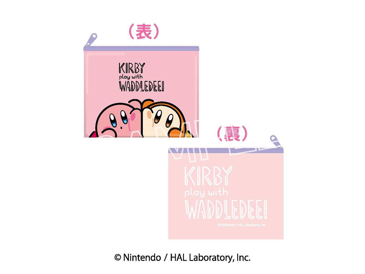 Kirby Play With Waddle Dee Vinyl Mini Pouch A Main Visual
