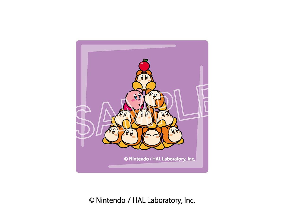 Kirby Play With Waddle Dee Glass Magnet C Combine The Power