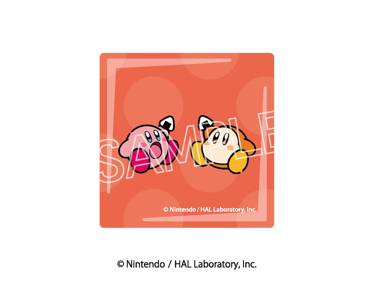 Kirby Play With Waddle Dee Glass Magnet E Thank You!
