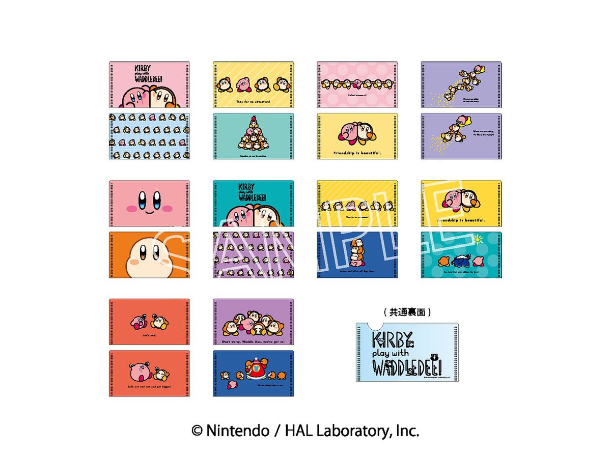 Kirby Play With Waddle Dee Mini Mini Clear File 1 Box 10Pcs
