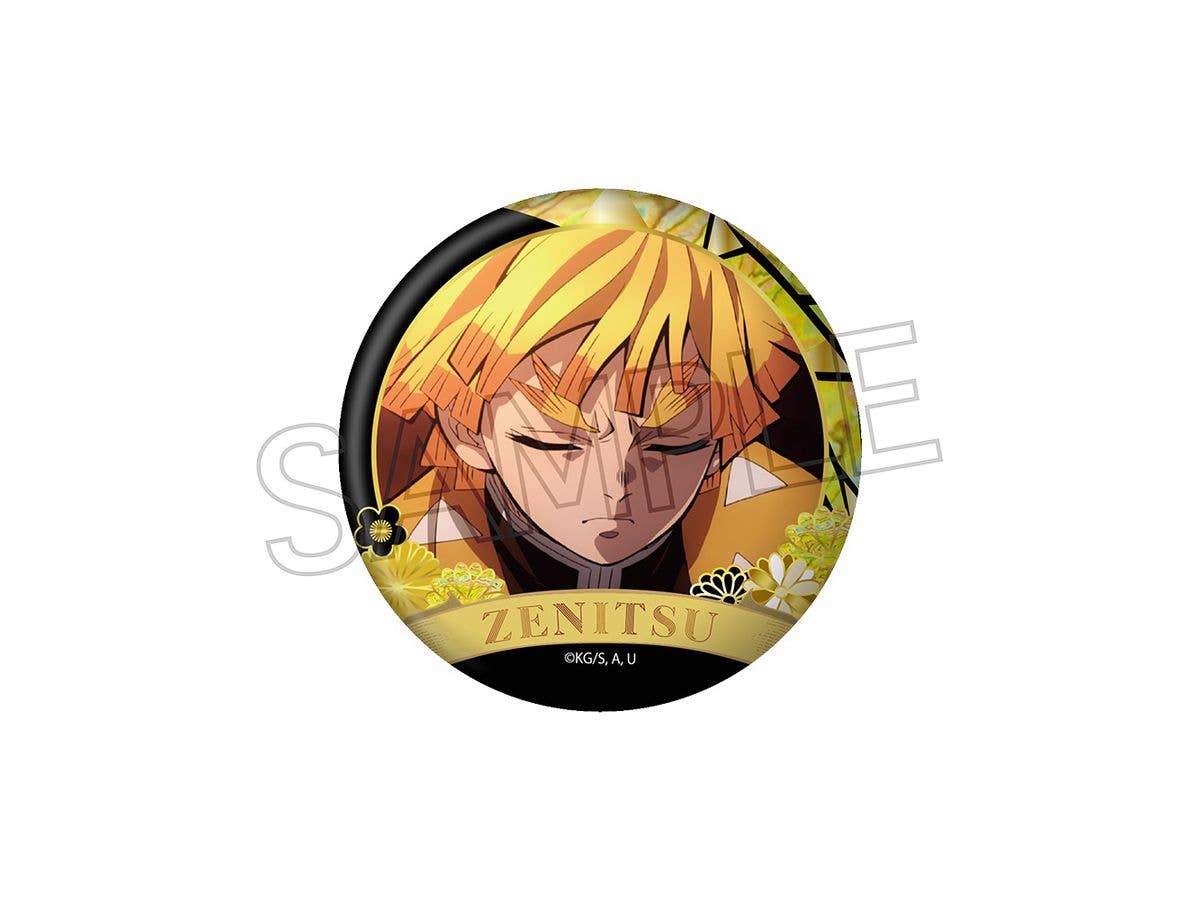 Demon Slayer: Kimetsu no Yaiba - Mother-of-Pearl Style Series Can Badge Vol. 4 - Zenitsu Agatsuma