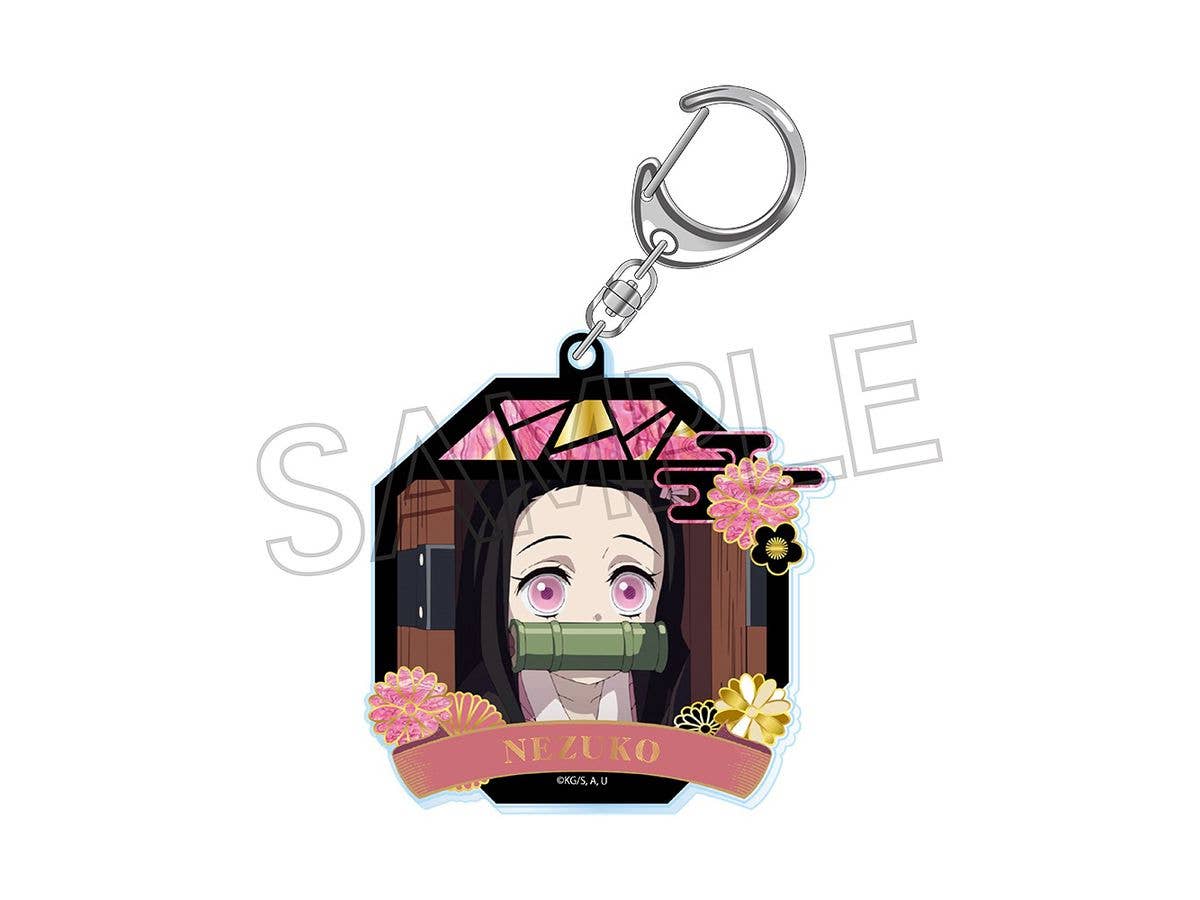 Demon Slayer: Kimetsu no Yaiba - Mother-of-Pearl Style Series Acrylic Keychain Vol. 4 - Nezuko Kamado