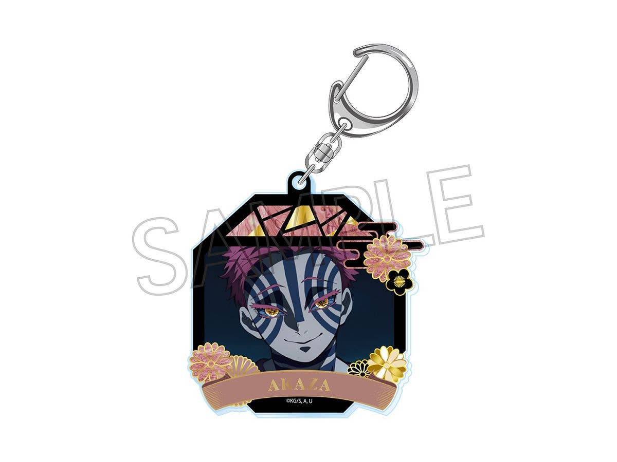 Demon Slayer: Kimetsu no Yaiba - Mother-of-Pearl Style Series Acrylic Keychain Vol. 4 Akaza
