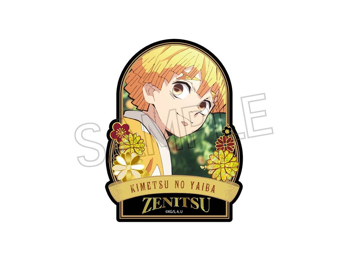 Demon Slayer: Kimetsu no Yaiba - Mother-of-Pearl Style Series Sticker Vol. 4 - Zenitsu Agatsuma