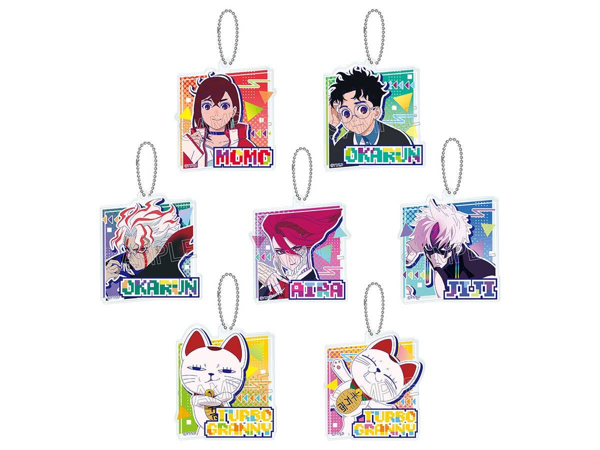 Tv Anime Dandadan: Vivid Line Acrylic Keychain Vol.2 1Box 7Pcs