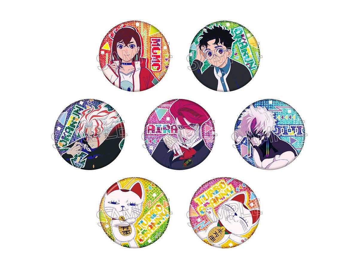 Tv Anime Dandadan: Vivid Line Kirakira Can Badge 1Box 7Pcs