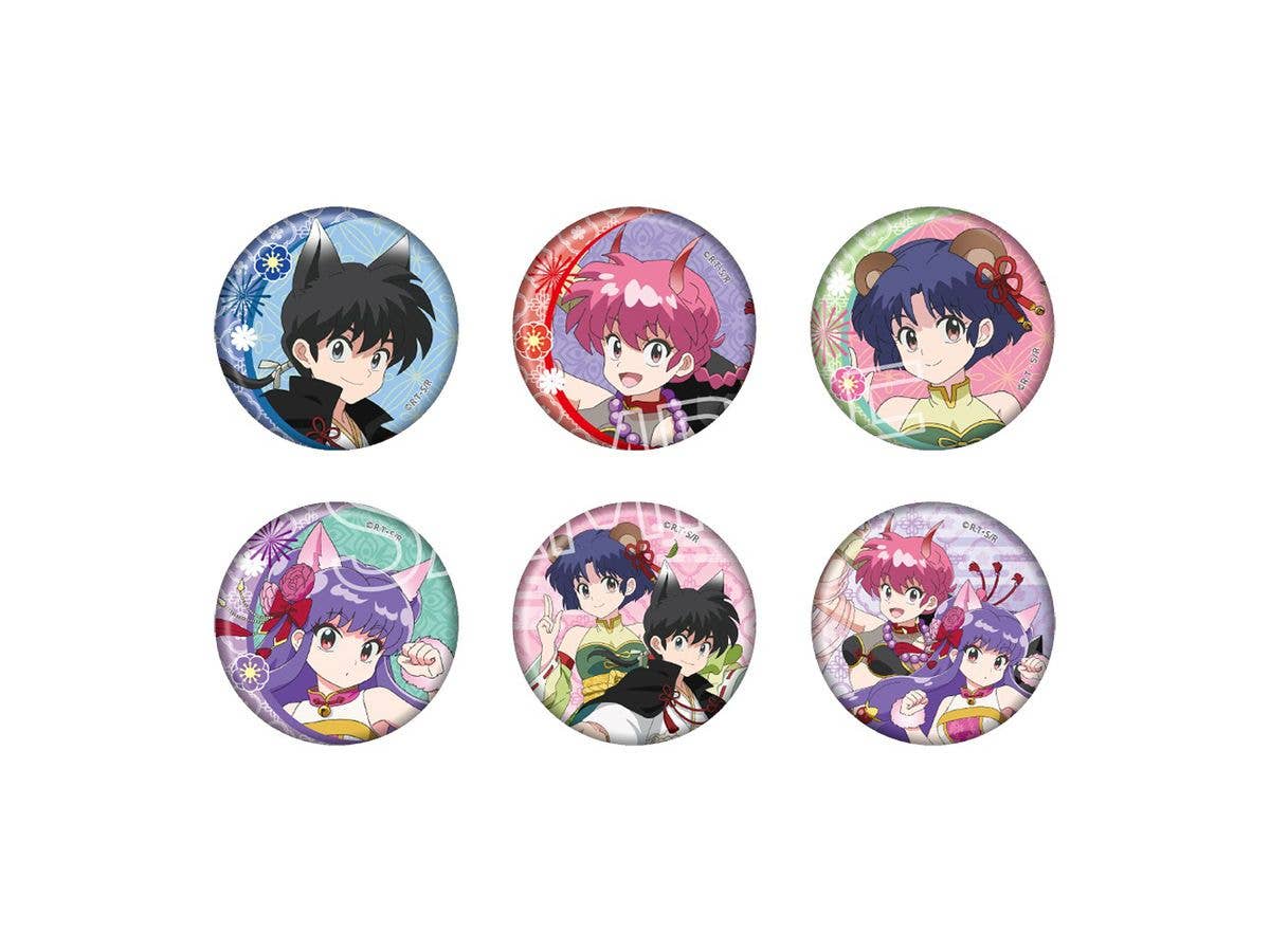 Ranma 1/2: Hyakki Yagyo Trading Badges 1 Box 6Pcs