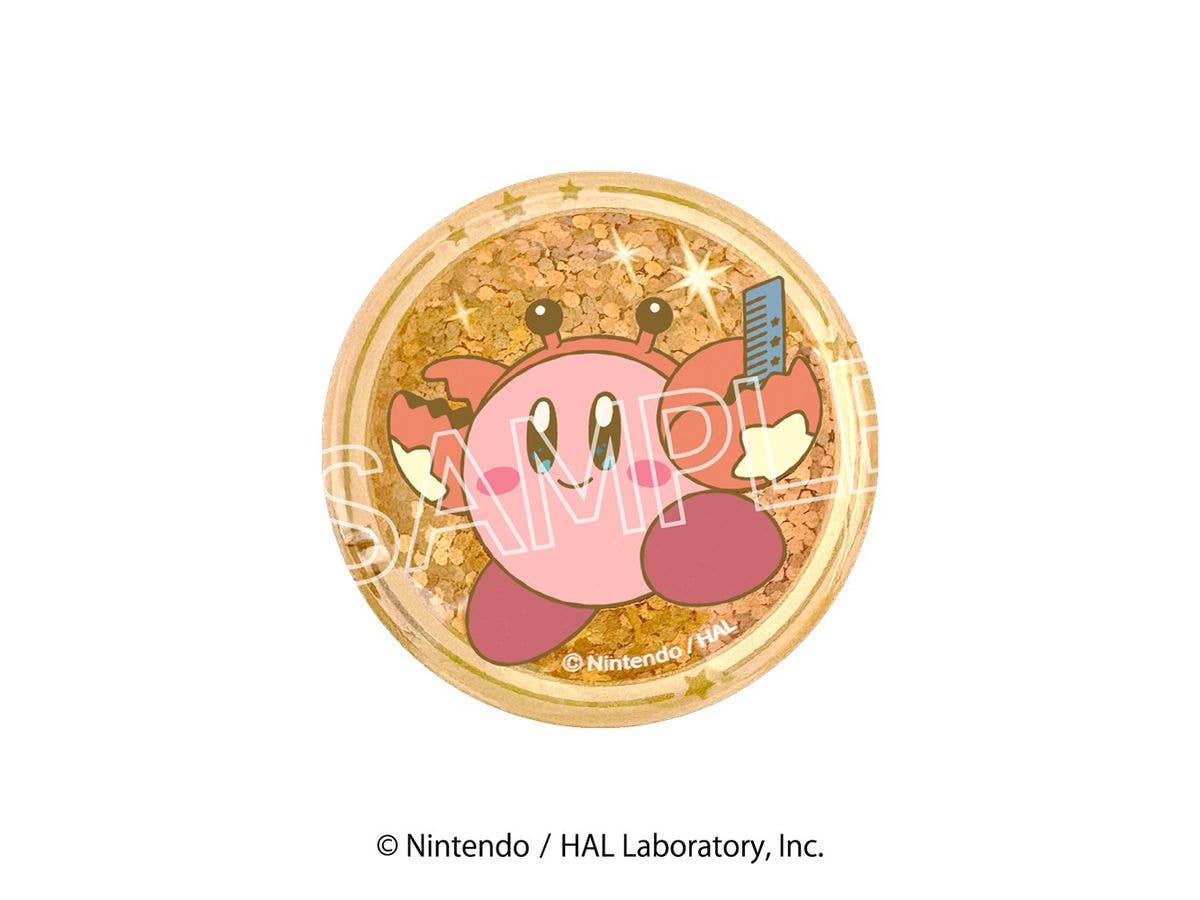 Kirby Of The Stars: Kirby Horoscope Collection Sparkly Glass Magnet D Cancer