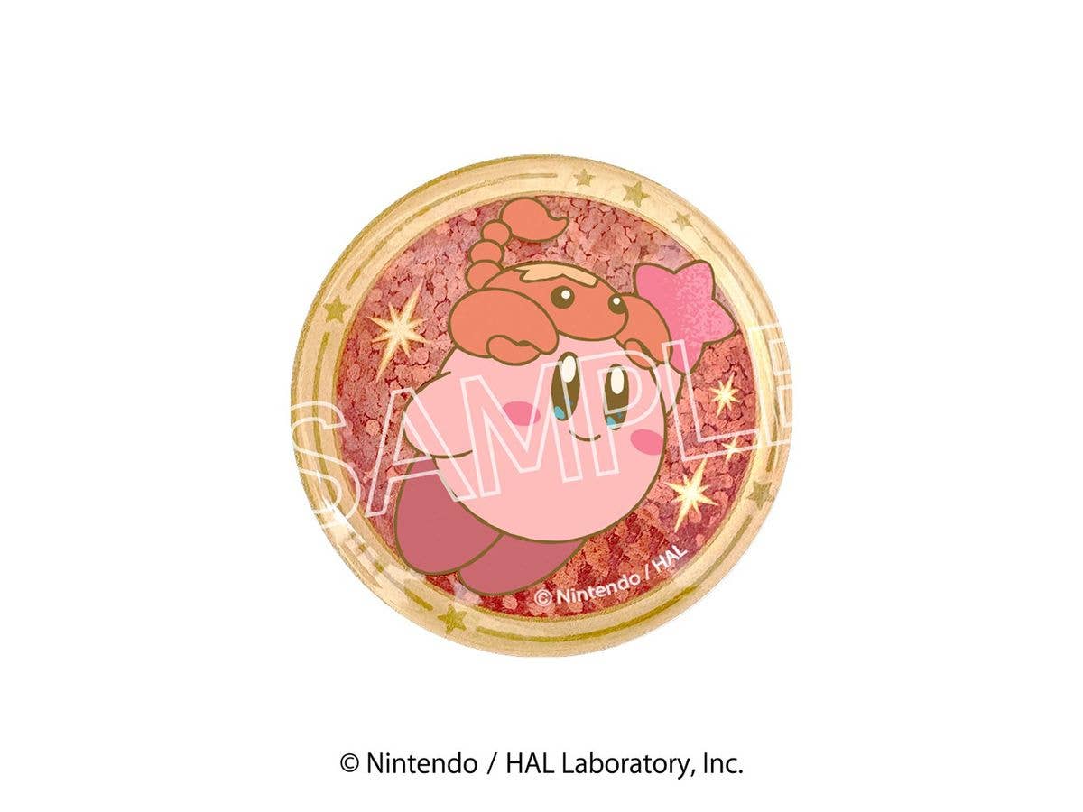 Kirby Of The Stars: Kirby Horoscope Collection Sparkly Glass Magnet H Scorpio