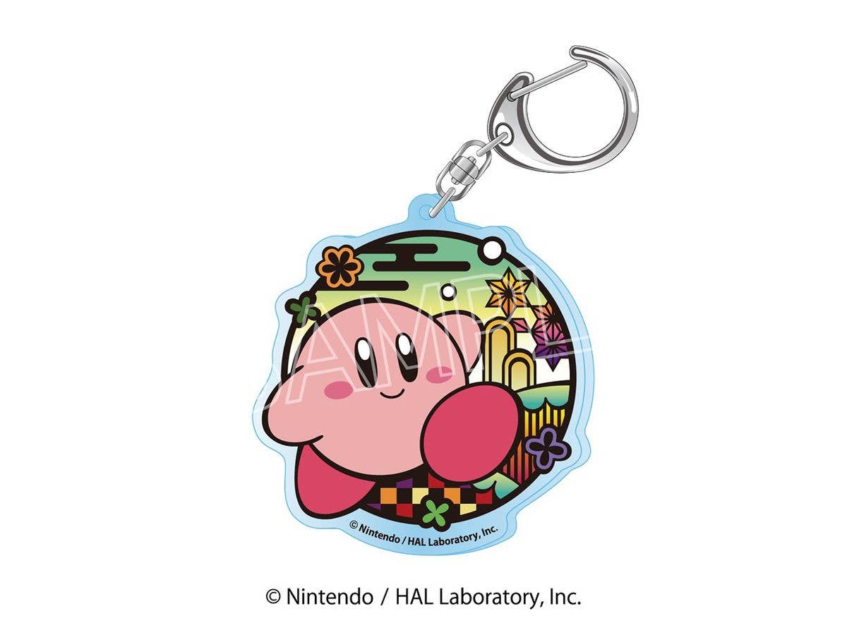 Kirby Of The Stars: Paper Cutout Series Acrylic Key Holder A Walk