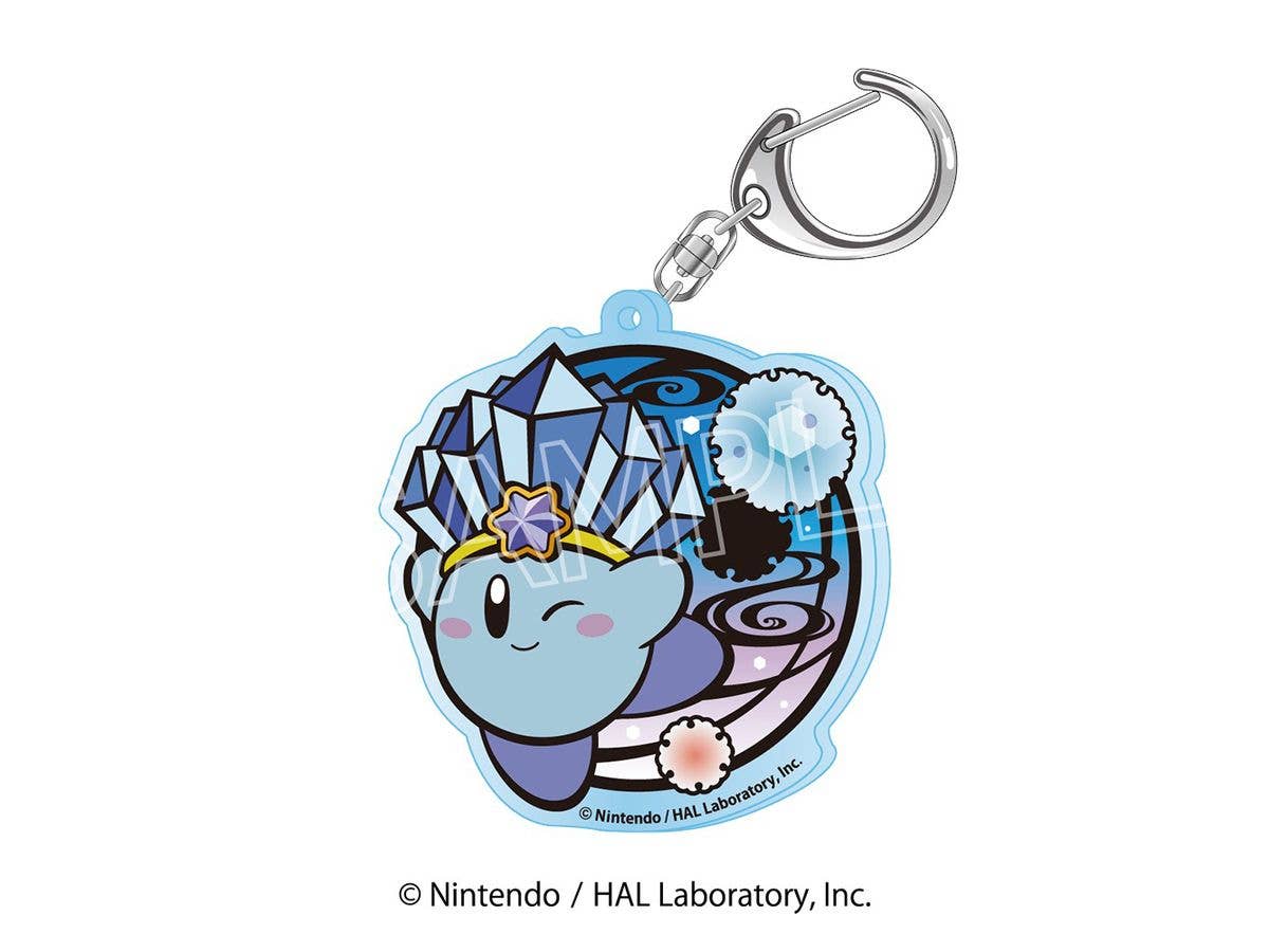 Kirby Of The Stars: Paper Cutout Series Acrylic Key Holder D Ice