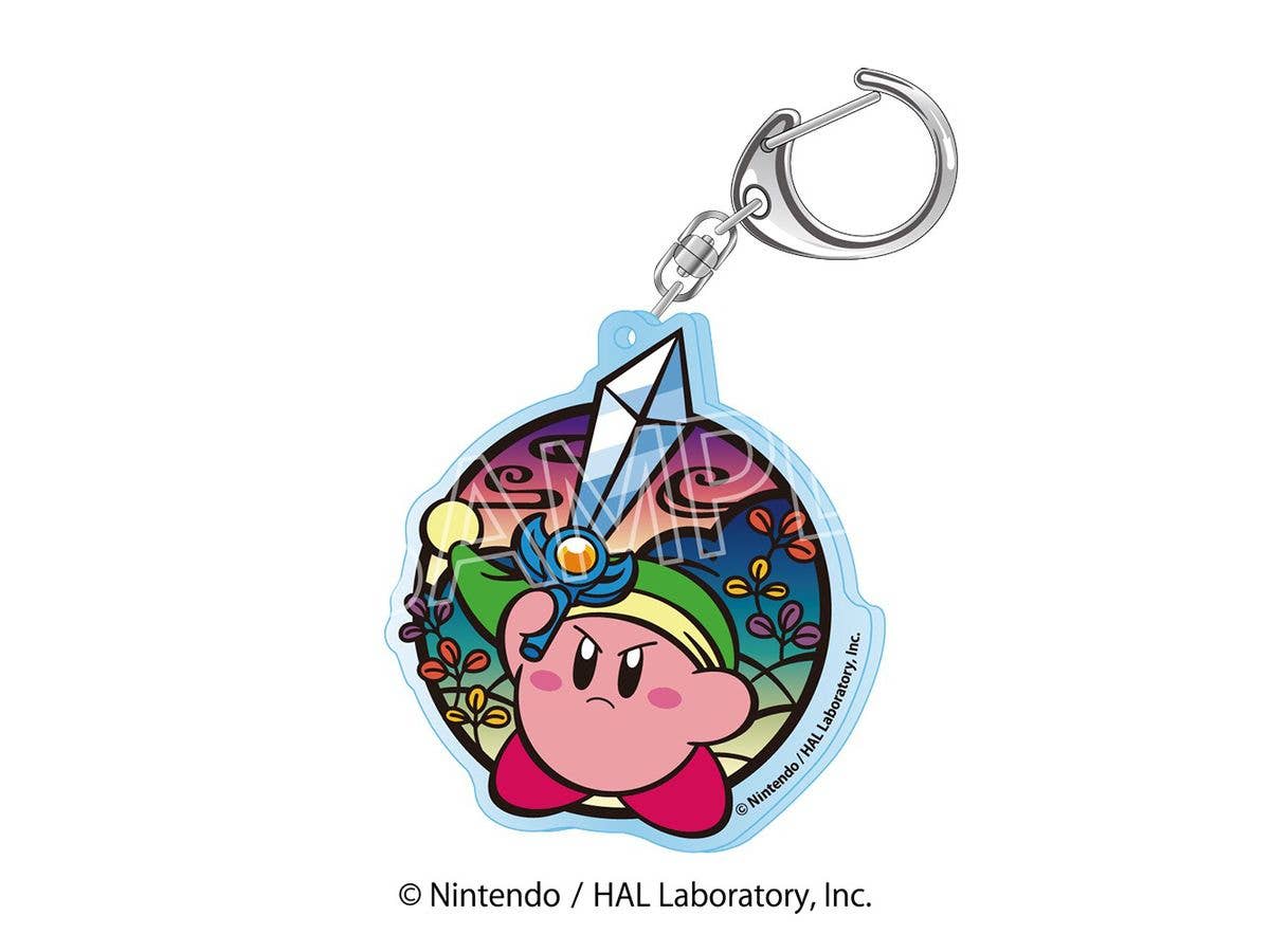 Kirby Of The Stars: Paper Cutout Series Acrylic Key Holder G Sword