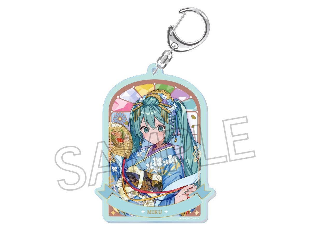 Hatsune Miku: Hyakki Yakou Rei-En Foil-Stamped Acrylic Keychain B Mermaid