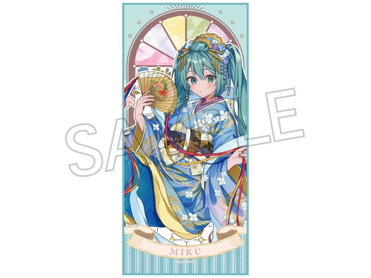 Hatsune Miku: Hyakki Yakou Reien Face Towel B Mermaid