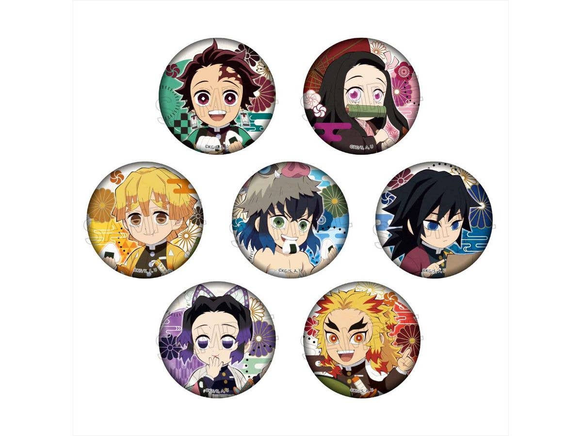Demon Slayer: Road Walking Series Badge Vol.1 1Box 7Pcs