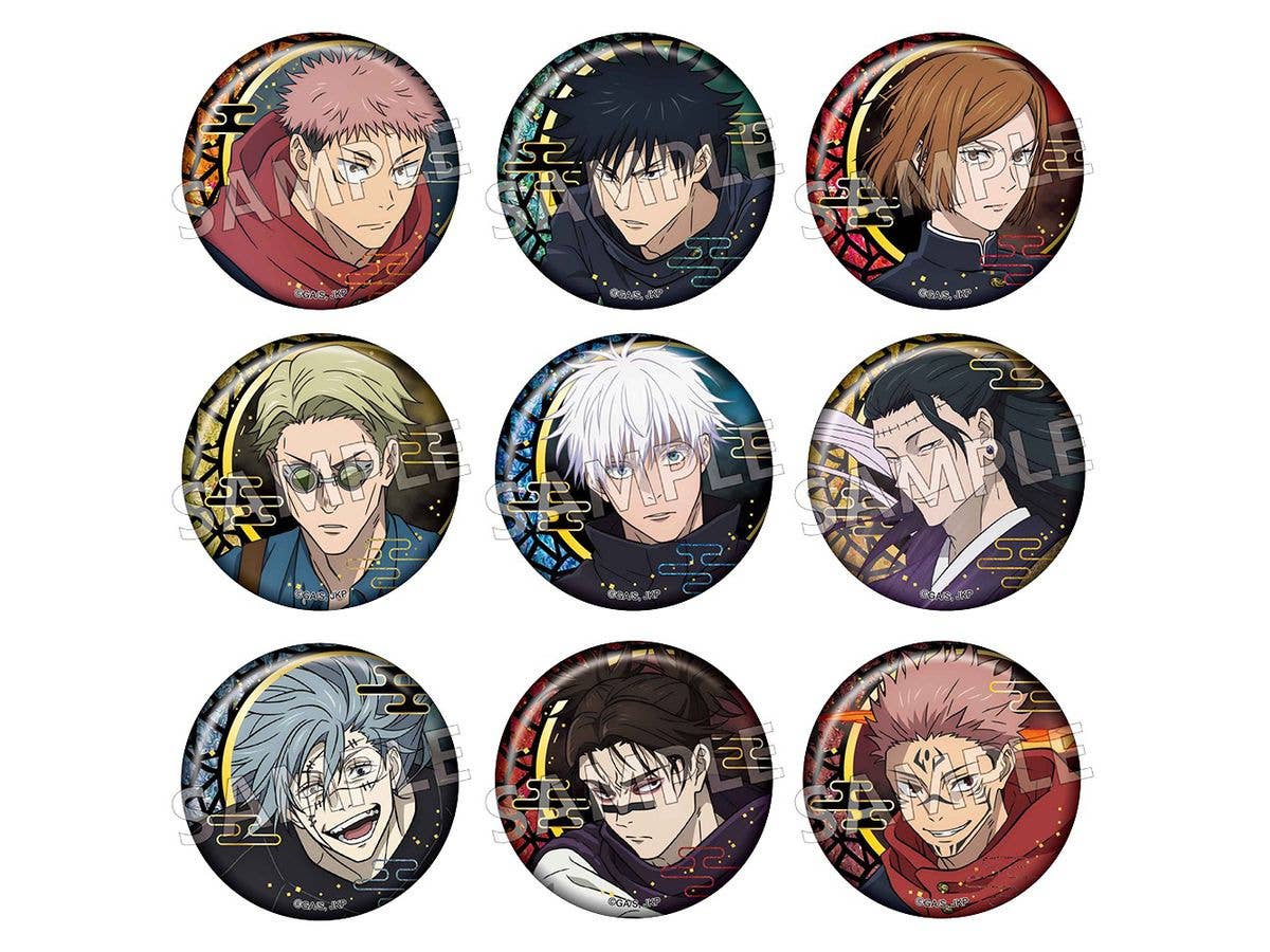 Jujutsu Kaisen: Mother-of-Pearl Style Series Can Badge Vol. 2 BOX (9 pieces)