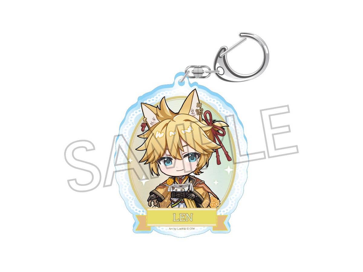 Hatsune Miku: Hyakki Yako -Kaido Sanpo- Acrylic Keychain Kagamine Len Deformed