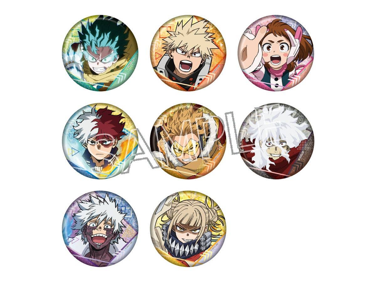 My Hero Academia Shine Series Glittery Can Badge Vol. 2 1Box 8pcs