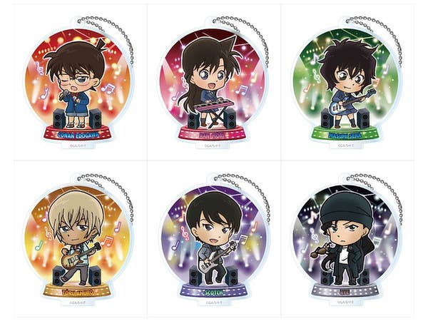 Detective Conan: Toji Colle Acrylic Keychain MUSIC BOX: 1Box (7pcs)
