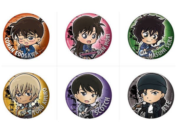 Detective Conan: Toji Colle Can Badge MUSIC BOX: 1Box (7pcs)