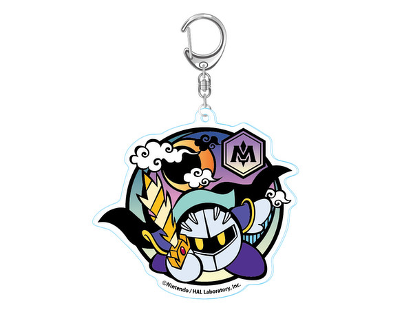 Kirby Kirie Series Acrylic Keychain Meta Knight