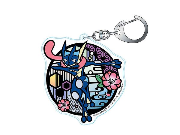 Pokemon Kirie Series Acrylic Keychain Gekkouga (Reissue)