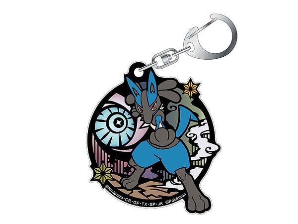 Pokemon Kirie Series Glitter Keychain Lucario (Reissue)