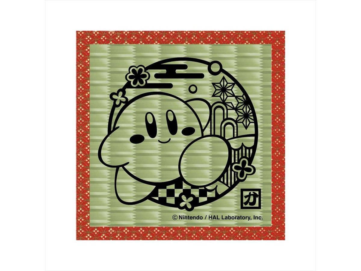Kirby Of The Stars: Paper Cutout Series Tatami Coaster Kirby A