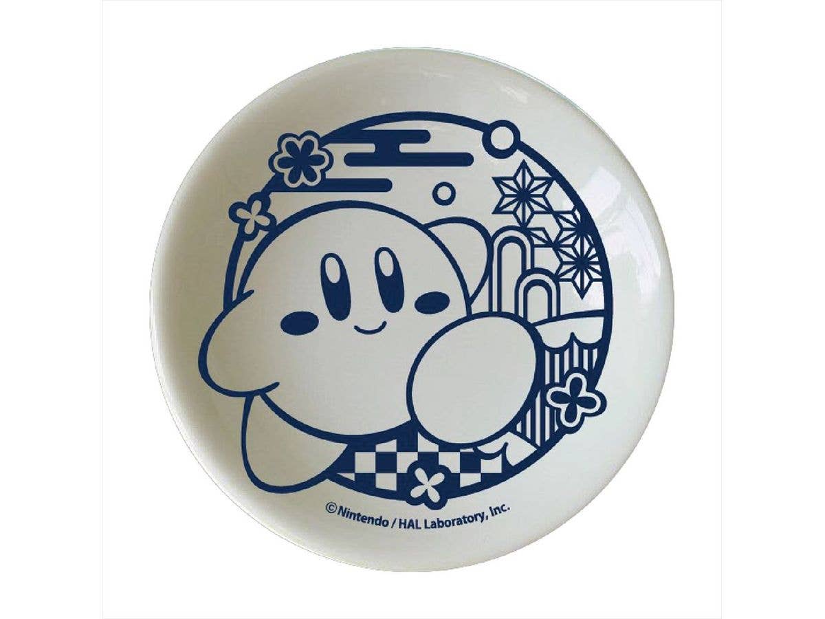 Kirby Of The Stars: Kirby A Mini Plate From The Paper-Cutting Series