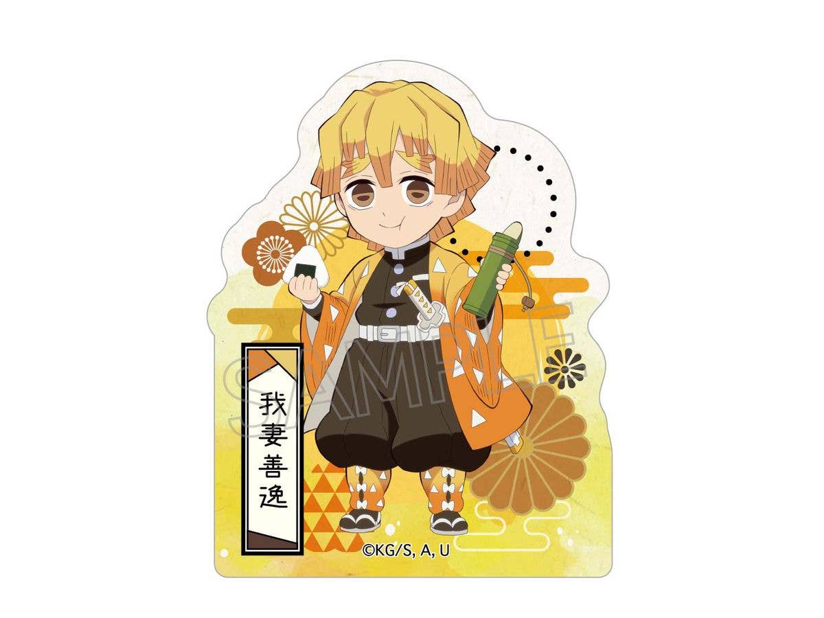 Demon Slayer: Road Walking Series Die-Cut Stickers Zenitsu Agatsuma