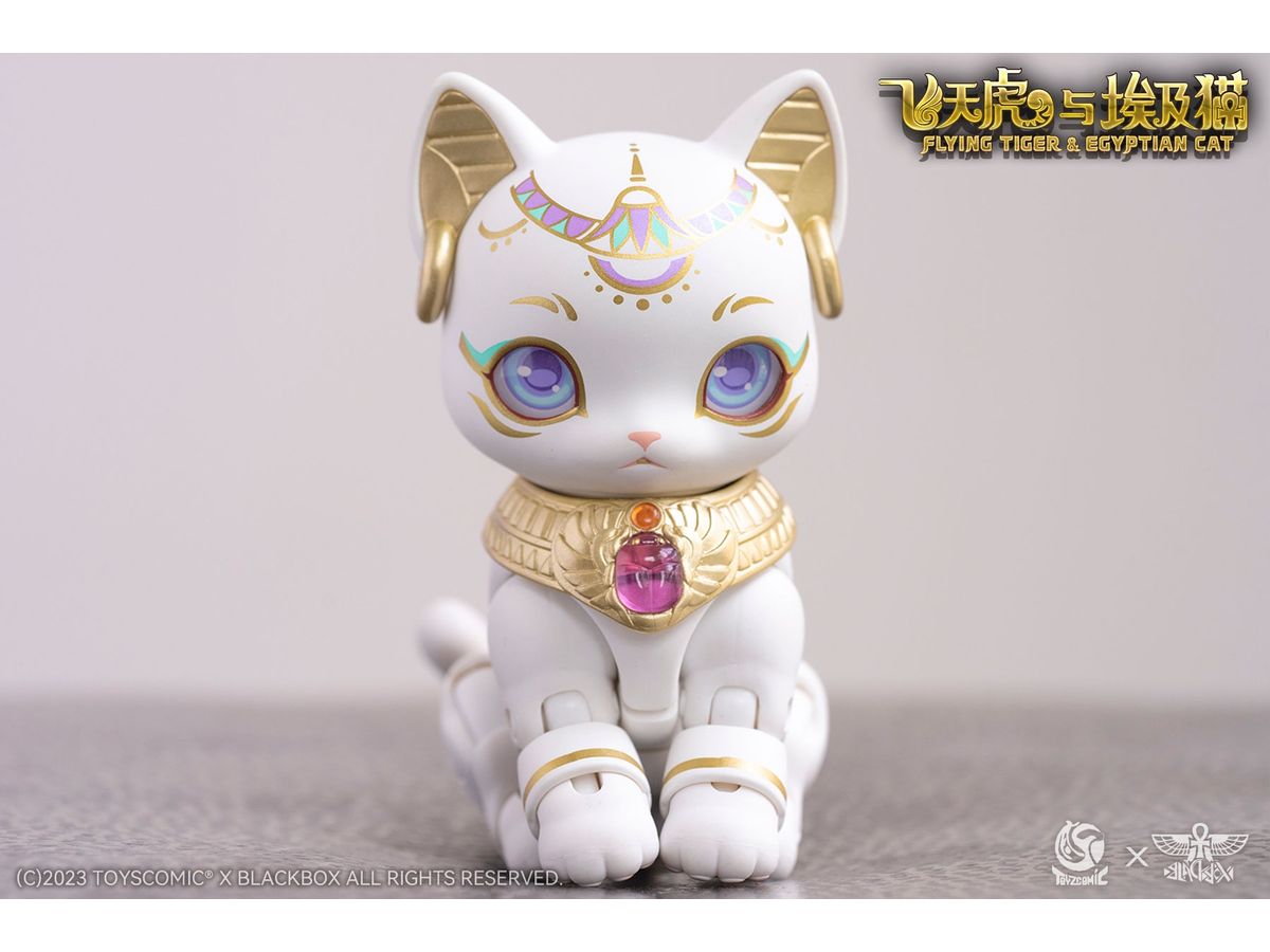 TOYSCOMIC x BLACKBOX - BLACKBOX Action Pet Series Vol.1 Flying Tiger & Egyptian Cat 10CM Collection Figure Moonlight Bastet