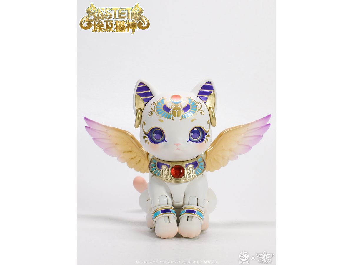 TOYSCOMIC x BLACKBOX Bastet Action Figure (White)