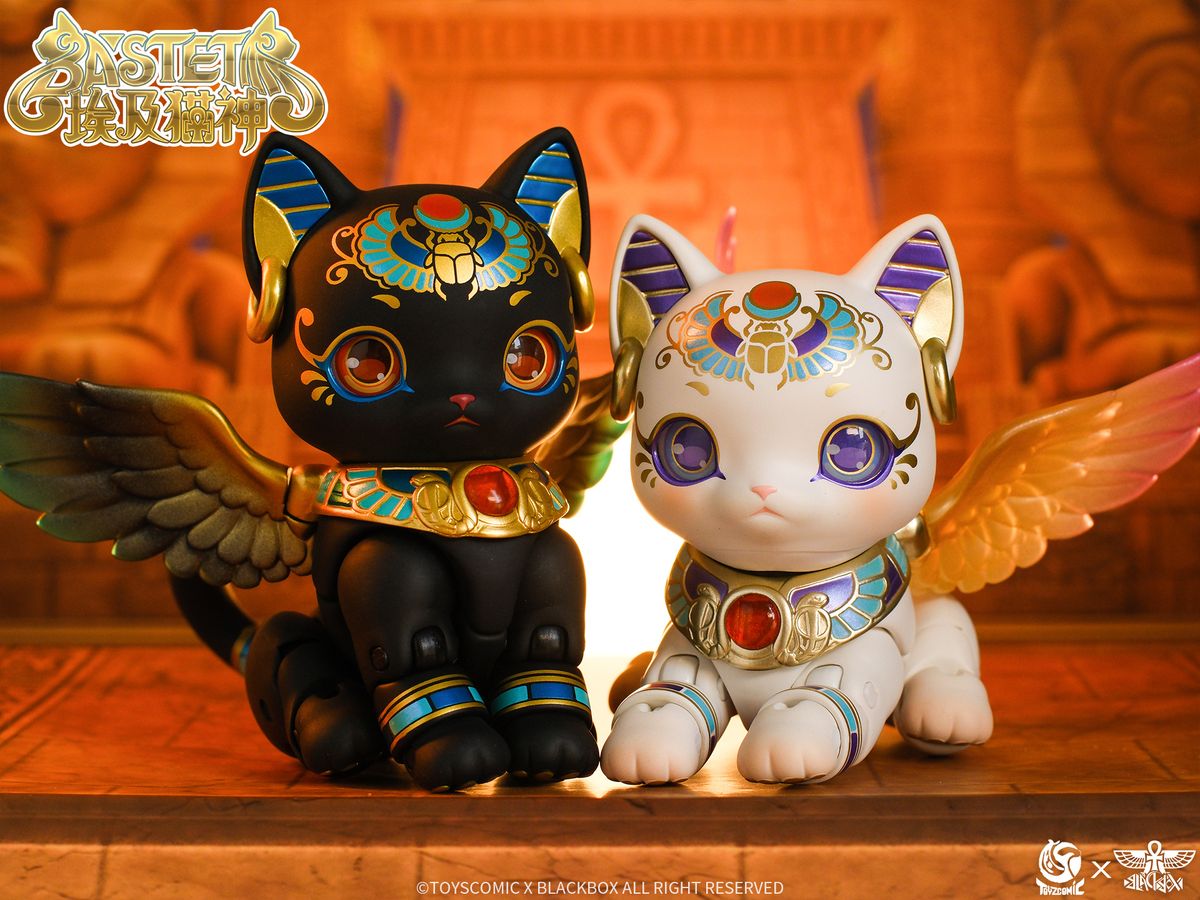 TOYSCOMIC x BLACKBOX Bastet Action Figure (White)