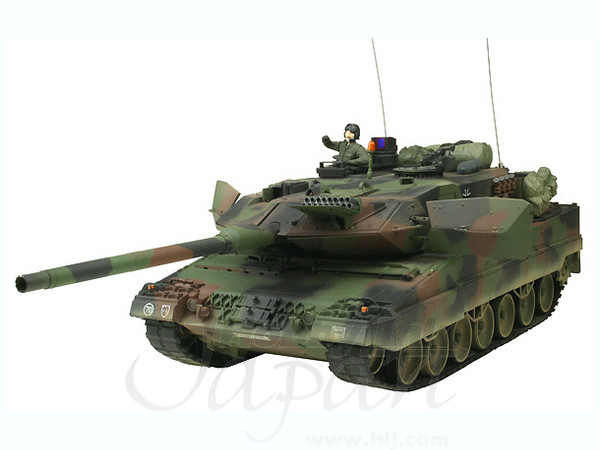 Leopard 2A6 RC Tank Full Set Three-Color Camouflage (27MHz)