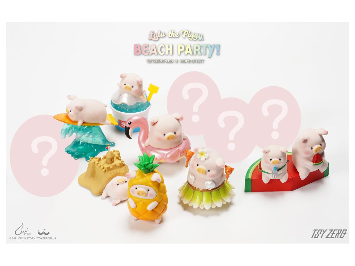 TOYZEROPLUS x CICI'S STORY LuLu The Piggy Beach Party! Series: 1Box (8pcs)