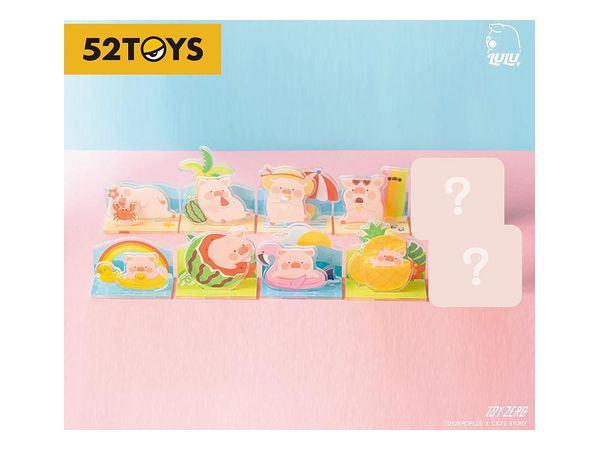 TOYZEROPLUS x CICI'S STORY LuLu The Piggy Beach Party! Series Trading Acrylic Stand: 1Box (8pcs)