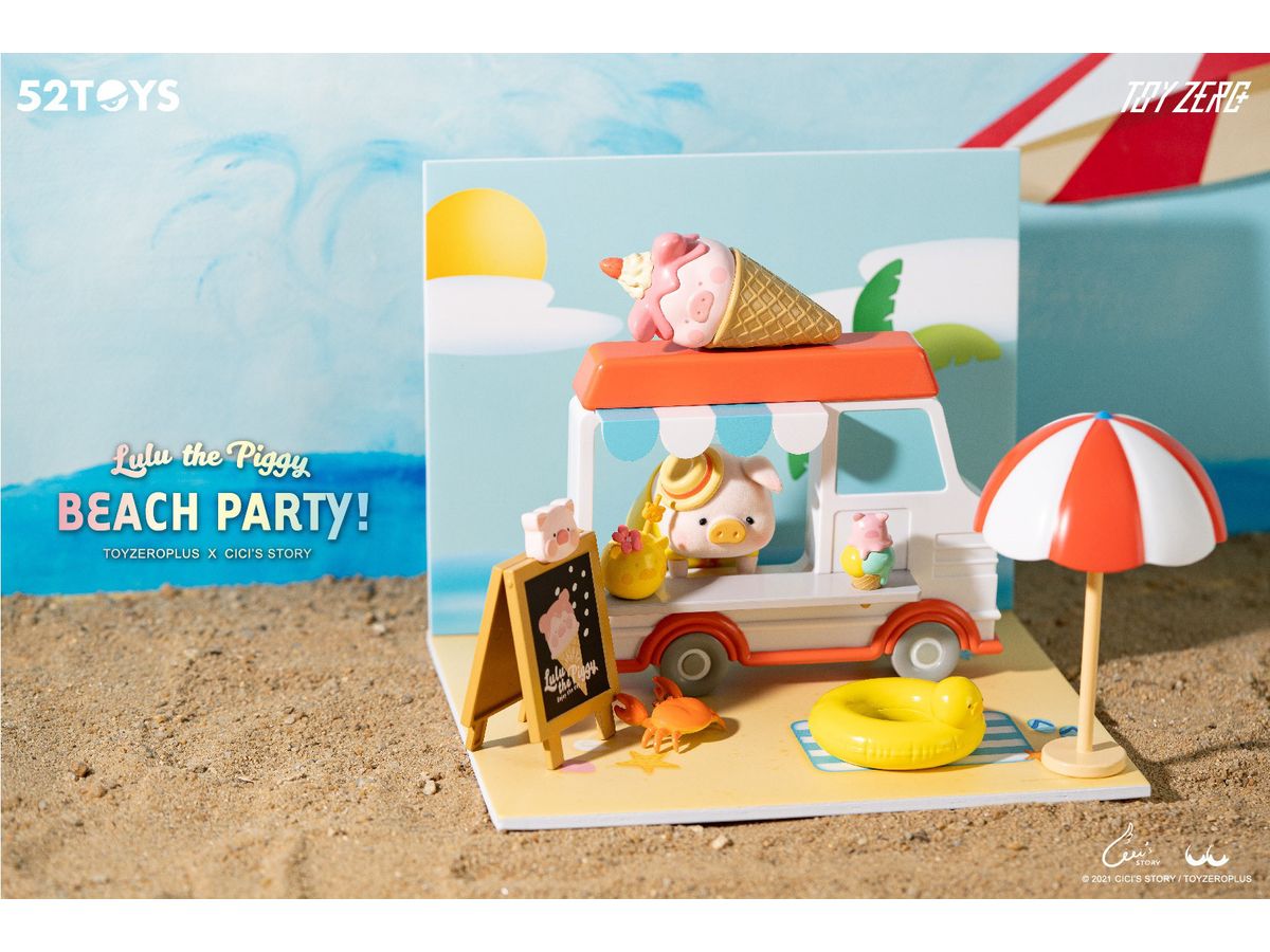 TOYZEROPLUS x CICI'S STORY LuLu The Piggy Ice Cream Truck Set