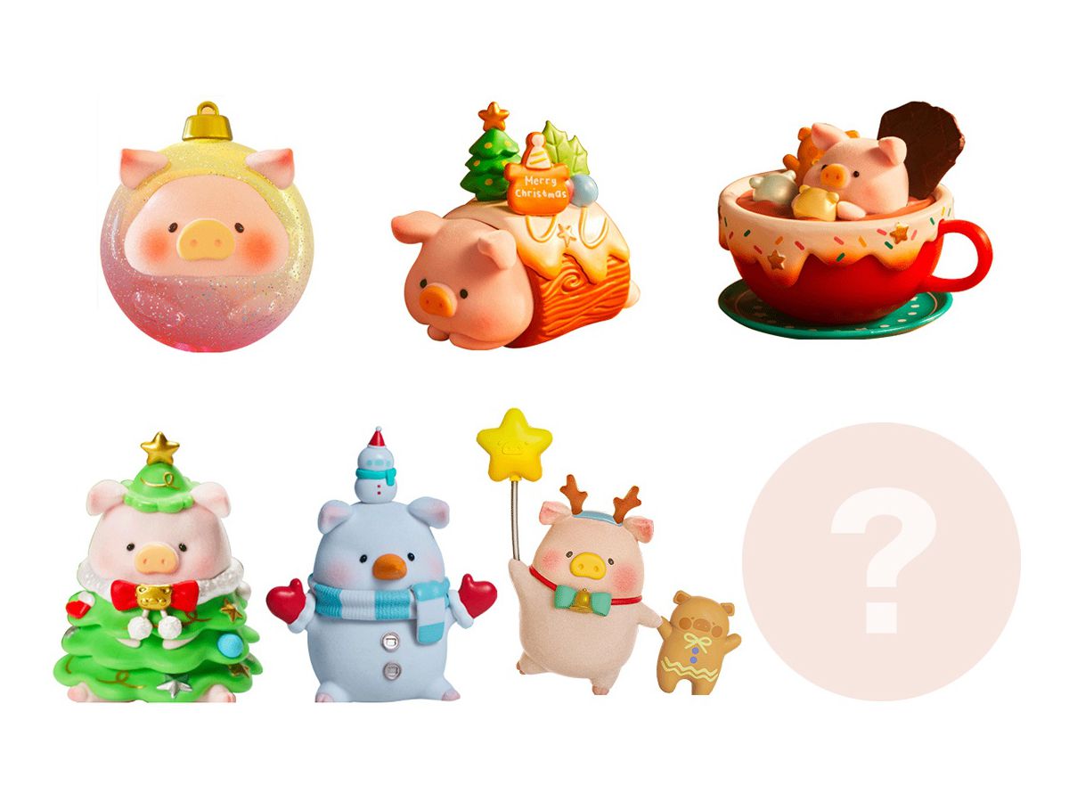 TOYZEROPLUS x CICI'S STORY Piglet LULU Christmas Land Series: 1Box (6pcs)