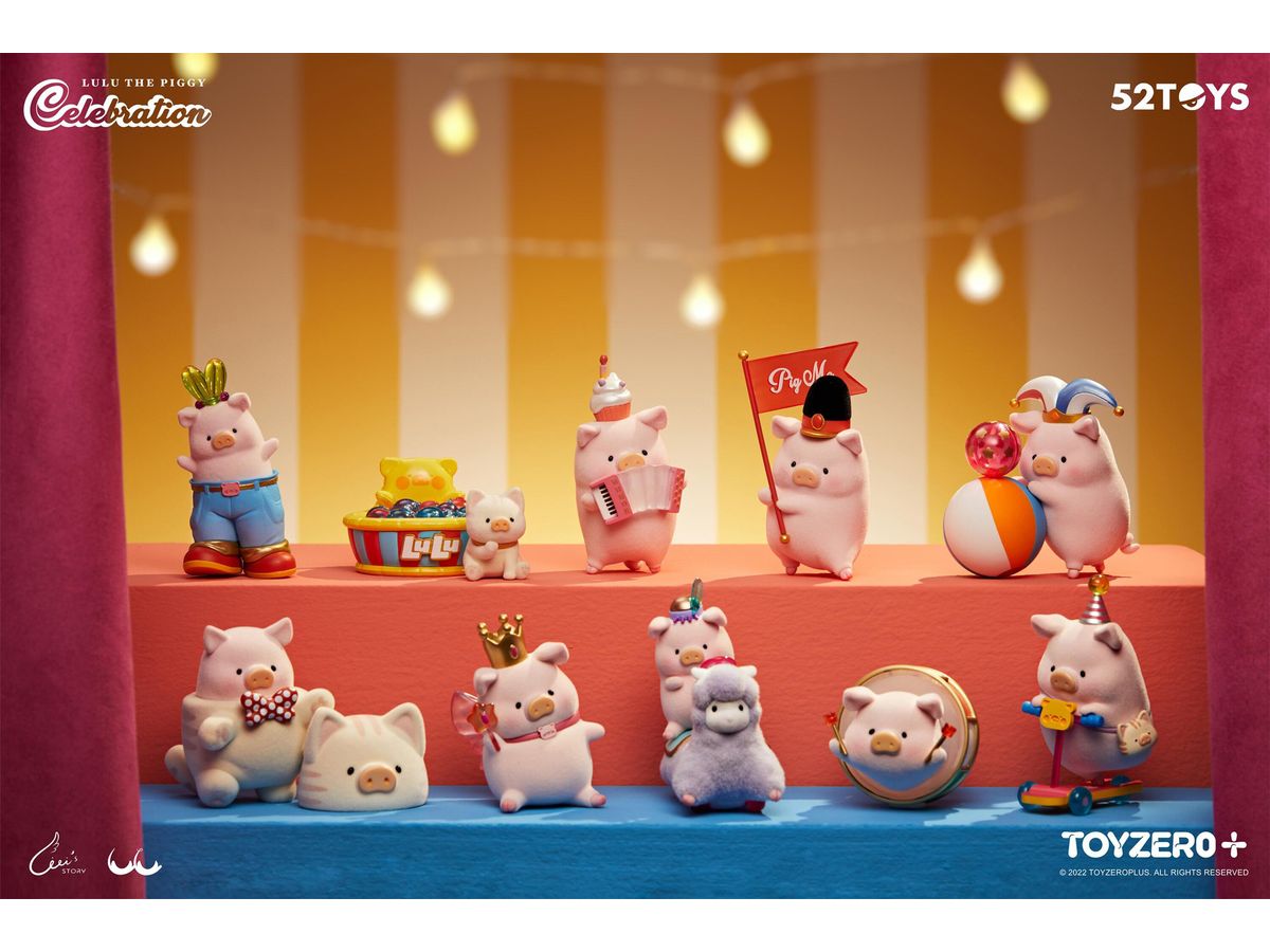 TOYZEROPLUS x CICI'S STORY LuLu The Piggy Celebration Series: 1Box (8pcs)