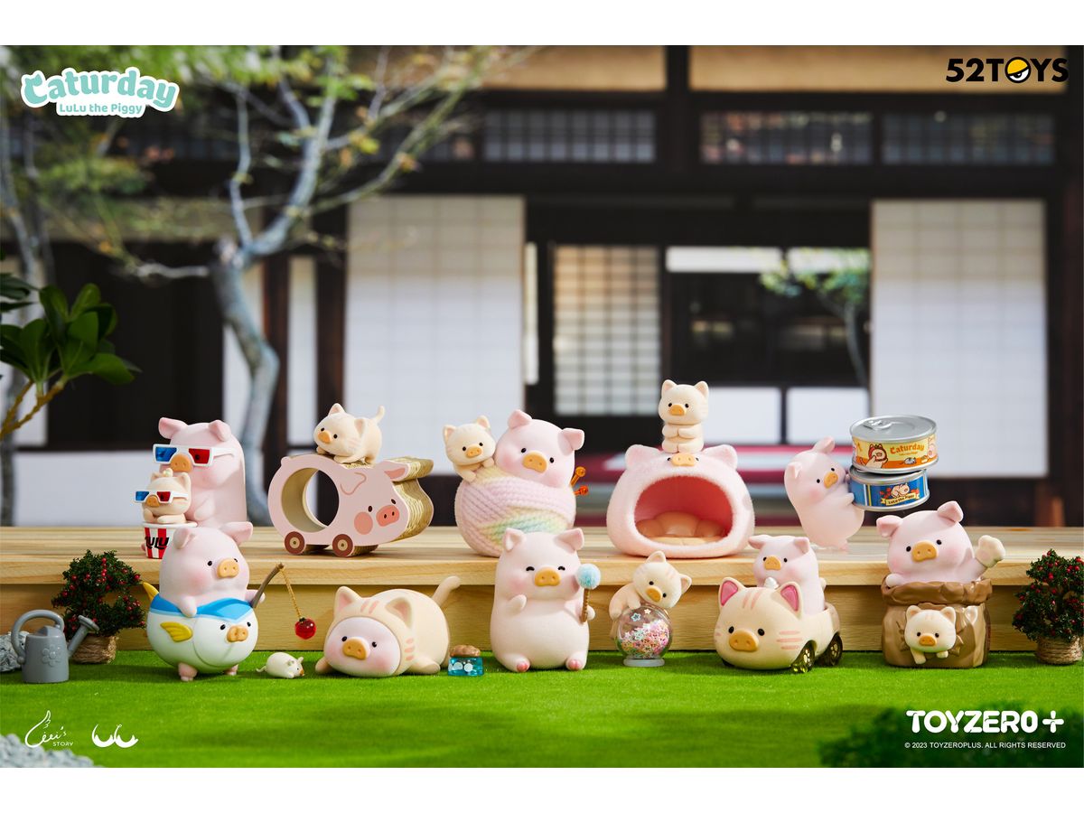 TOYZEROPLUS x CICI'S STORY LuLu The Piggy Caturday: Living with Cats Series: 1Box (8pcs)
