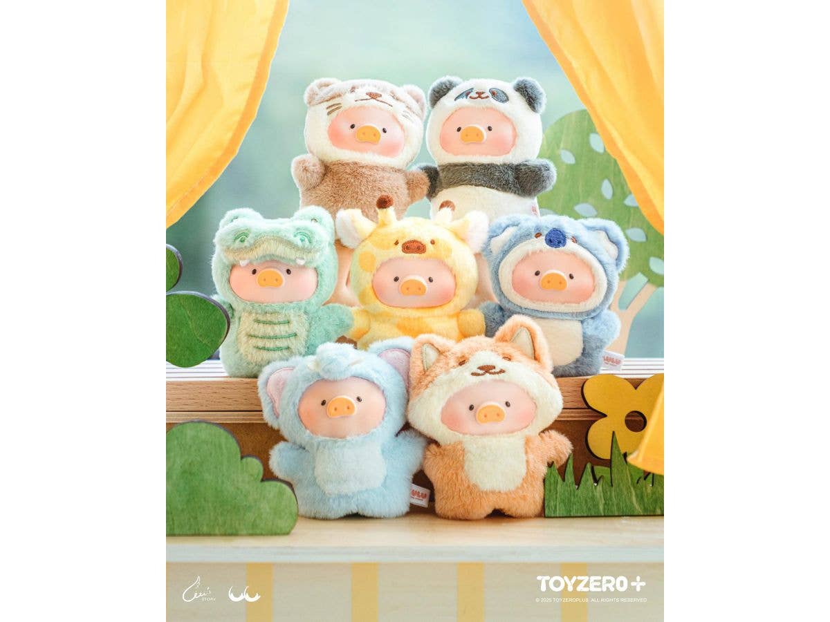 LuLu the Piggy Animal Party Puppet Key Chain Series 1Box 6pcs