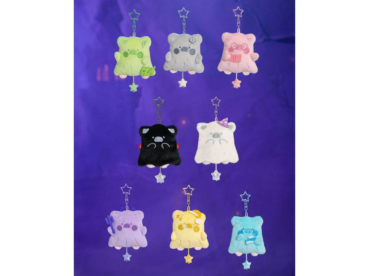 LuLu the Piggy - Halloween - Moody Boo Plush Keychain (Blind Box) 1Box 6pcs