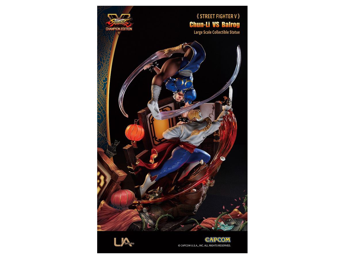 Street Fighter V Large Statue Series: Chun-Li Vs. Vega / Balrog