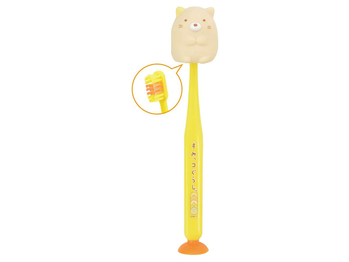 Sumikko Gurashi: Sucker Toothbrush With Mascot Neko