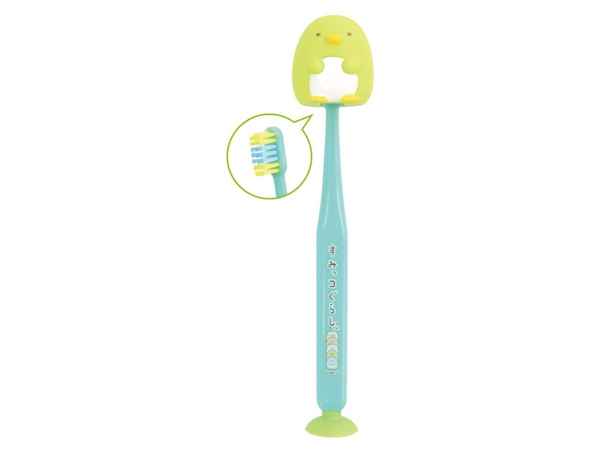 Sumikko Gurashi: Sucker Toothbrush With Mascot Penguin?