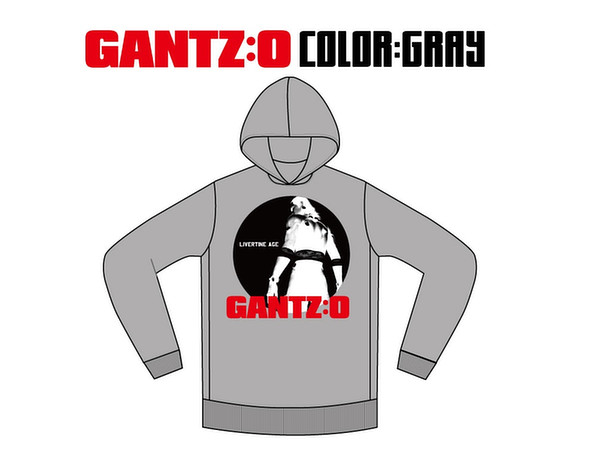 LIVERTINEAGE x GANTZ:O Collaboration Parka SHADOW Gray S
