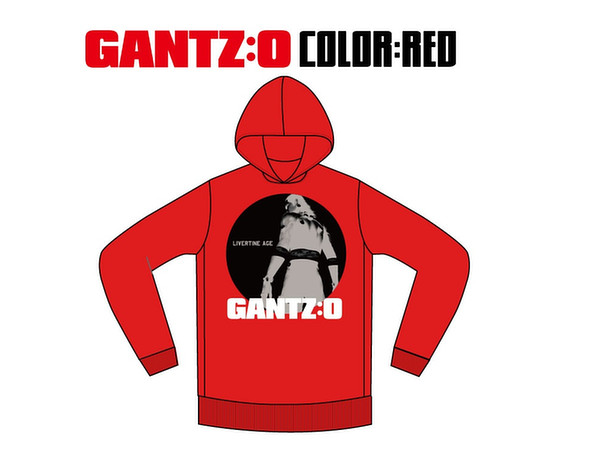 LIVERTINEAGE x GANTZ:O Collaboration Parka SHADOW Red M