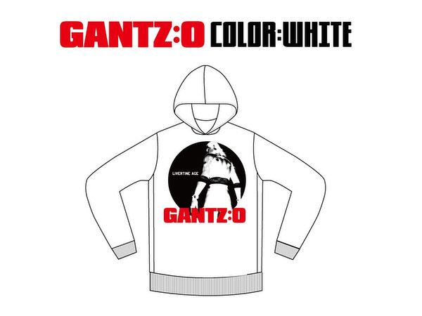 LIVERTINEAGE x GANTZ:O Collaboration Parka SHADOW White L