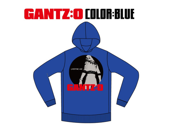 LIVERTINEAGE x GANTZ:O Collaboration Parka SHADOW Blue L